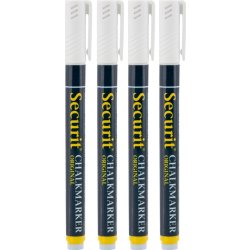 Securit SMA100 Kritmarkörer | Vita | 4 st