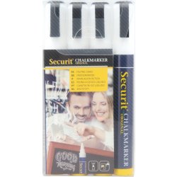 Securit SMA510 Kritmarkörer | Vita | 4 st