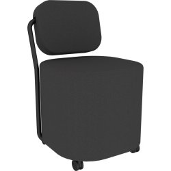 IQSeat loungestol med rygg som bord, svart