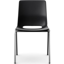 Ana stol utan stoppning, Grafit / Silvermetallic