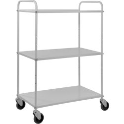 Plockvagn ZERO 3 hyllor 980x585x1445 mm, grå