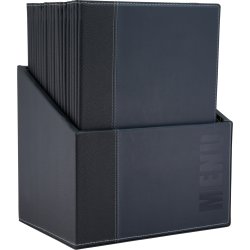 Securit Trendy Menypärm | A4 | Blå | 20 st