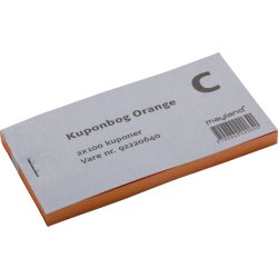 Mayland Blanket | Kuponbog orange | 2x100 kuponer
