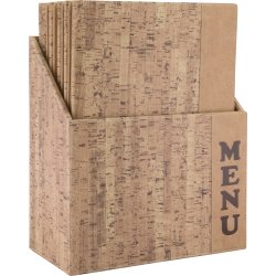Securit Design Menypärm | A4 | Kork | 10 st