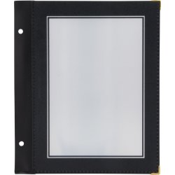 Securit Wood Menyram | A5 | Svart | 5 st