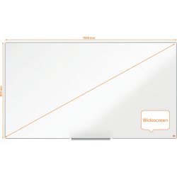 Nobo widescreen whiteboard, hvid – 88,3 x 156,1 cm