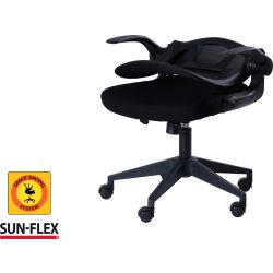 Sun-Flex Hideaway kontorstol, sort