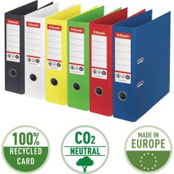 Esselte No.1 CO2-komp. brevordner | 75mm | Rød