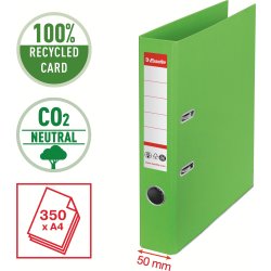 Esselte No.1 CO2-komp. brevordner | 50mm | Grøn