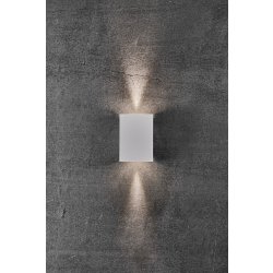 Nordlux Fold 10 udendørs væglampe, Hvid