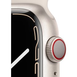 Apple Watch Series 7 (GPS+4G), 45mm, stjerneskær