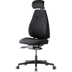 Challenge 6350+ kontorstol, høj ryg, sort
