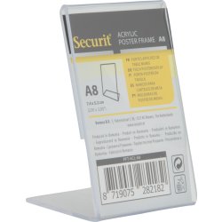 Securit Brochuredisplay | L-form | A8