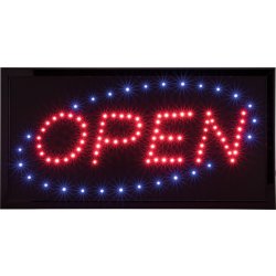 Securit LED-skylt | Open