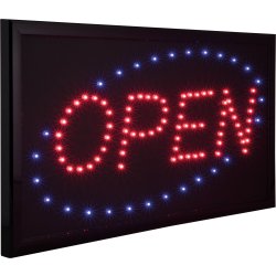 Securit LED Skilt | Open