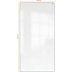 Nobo Move&Meet mobilt whiteboard, 180x90 cm, sort