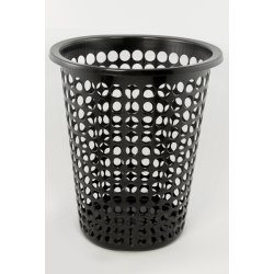Tvättkorg rund | 60 l | Svart