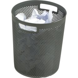 Wave Papperskorg | Rund | 15 liter | Grå