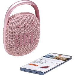 JBL Clip 4 Bluetooth højtaler, pink