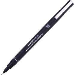 Uni Pin Fineliner | 0,2 mm | Svart