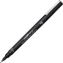 Uni Pin Fineliner | 0,6 mm | Svart