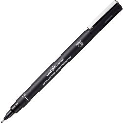 Uni Pin Fineliner | 1,2 mm | Svart
