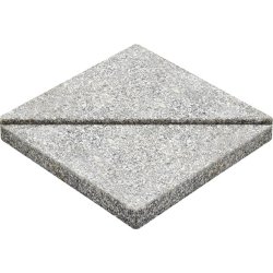 OUT - Flise til parasolfod, 2 stk 48x48x4,7cm