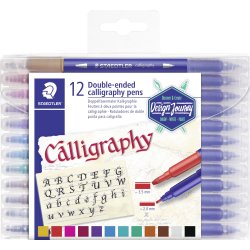 Staedtler Design Journey Duo kalligrafi, 12 st.