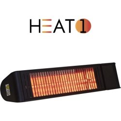 HEAT1 terrassvärmare eco pro-line 2000 W, Svart