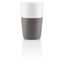 Eva Solo Caffe Latte-krus, 2 stk. elephant grey