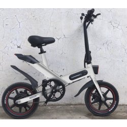 El-cykel, GoRunner Mini, Foldbar, Hvid