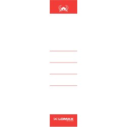 Lomax Rygetiket | Smal | 10 stk.
