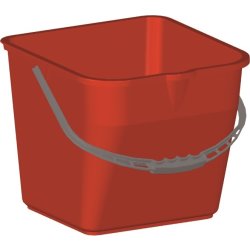 DIT Combi hink | 18 liter | Röd