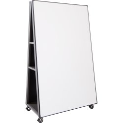 Vanerum Tipi dobbeltsidet whiteboard, 160 x 100 cm