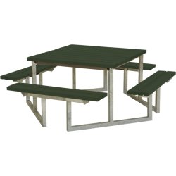 Plus Twist bord/bænkesæt, Grøn, 204 cm