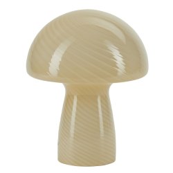 Bahne Mushroom bordlampe, small gul