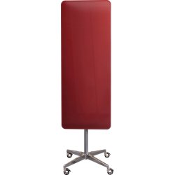 Vanerum mobil glastavle, 155 x 60 cm, rød