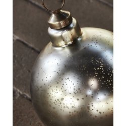 House Doctor Shine julepynt, Ø20 cm, mat guld