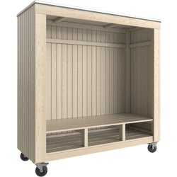Plus Siesta sommarskydd med bänk och hjul