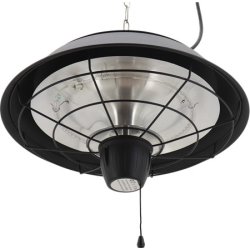 HORTUS terrassevarmer hængemodel 1500W, Ø42cm,sort