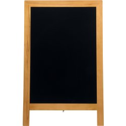 Gatuskylt Securit Deluxe 85x55 cm Teak
