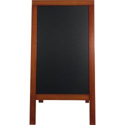 Securit Deluxe gatuskylt 139x71 cm, Mahogny