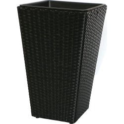 OUTDOOR blomkruka L.30 x D.30 x H.50 cm, svart