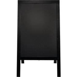 Gatuskylt Securit Woody 125x69 cm Svart