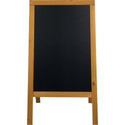 Gatuskylt Securit Woody 125x69 cm Teak