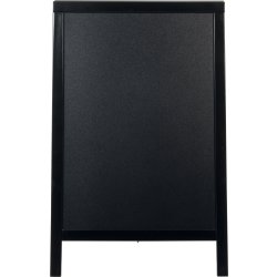 Gatuskylt Securit Woody 85x54,5 cm Svart