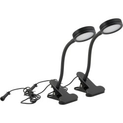 LED-lampa Securit Med klämma Väderbeständig 2 st