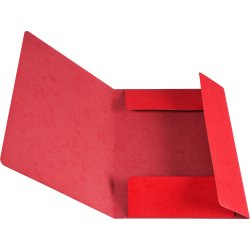 Office Elastikmappe A4 | Karton | Rød