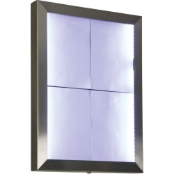 Securit informationsdisplay A4, Rustfrit