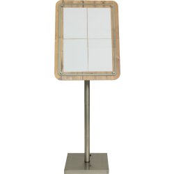Informationsdisplay Securit Stativ 4xA4 Ek